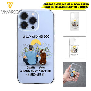 Personalized Dog Lover Transparent Silicone Phonecase Printed NQHC2105