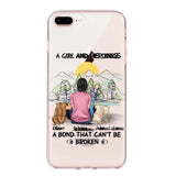 Personalized Dog Lover Transparent Silicone Phonecase Printed NQHC2105