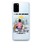 Personalized Dog Lover Transparent Silicone Phonecase Printed NQHC2105
