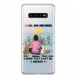 Personalized Dog Lover Transparent Silicone Phonecase Printed NQHC2105