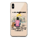 Personalized Dog Lover Transparent Silicone Phonecase Printed NQHC2105