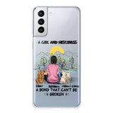 Personalized Dog Lover Transparent Silicone Phonecase Printed NQHC2105