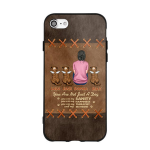 Personalized Girl Love Dogs Phone Case Printed 22MAY-HC25