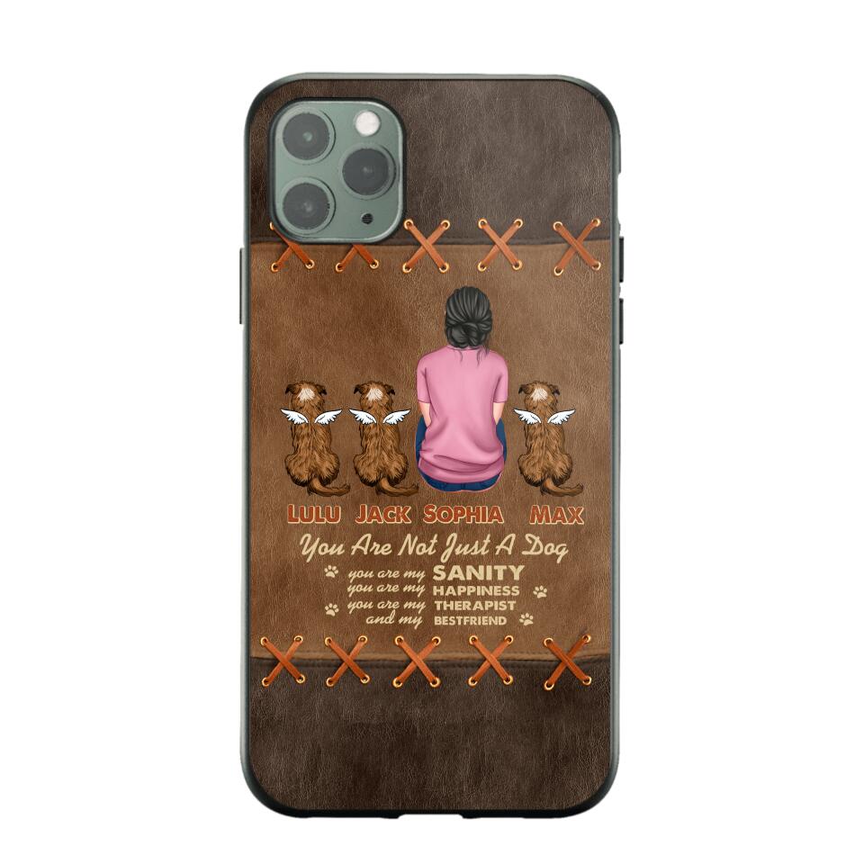 Personalized Girl Love Dogs Phone Case Printed 22MAY-HC25