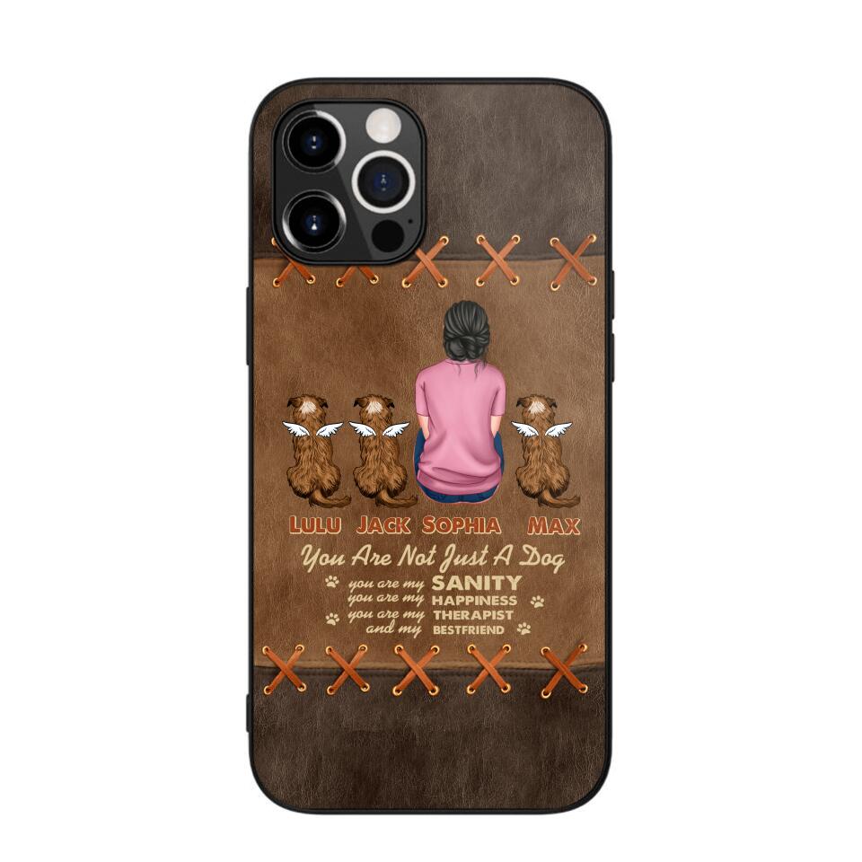 Personalized Girl Love Dogs Phone Case Printed 22MAY-HC25