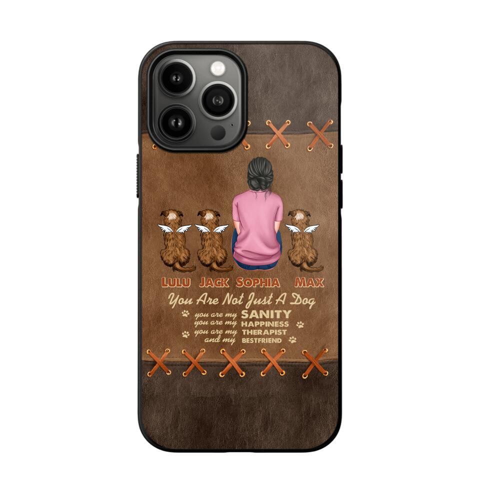 Personalized Girl Love Dogs Phone Case Printed 22MAY-HC25