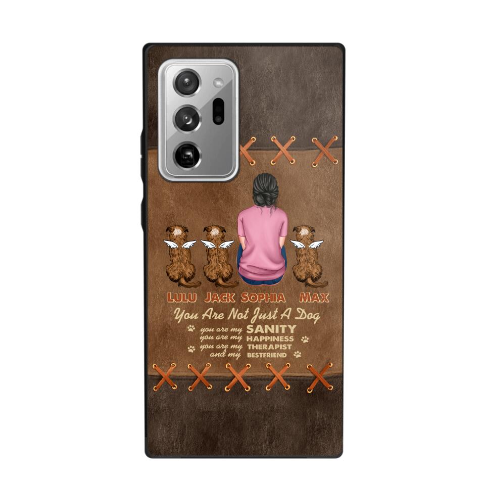 Personalized Girl Love Dogs Phone Case Printed 22MAY-HC25
