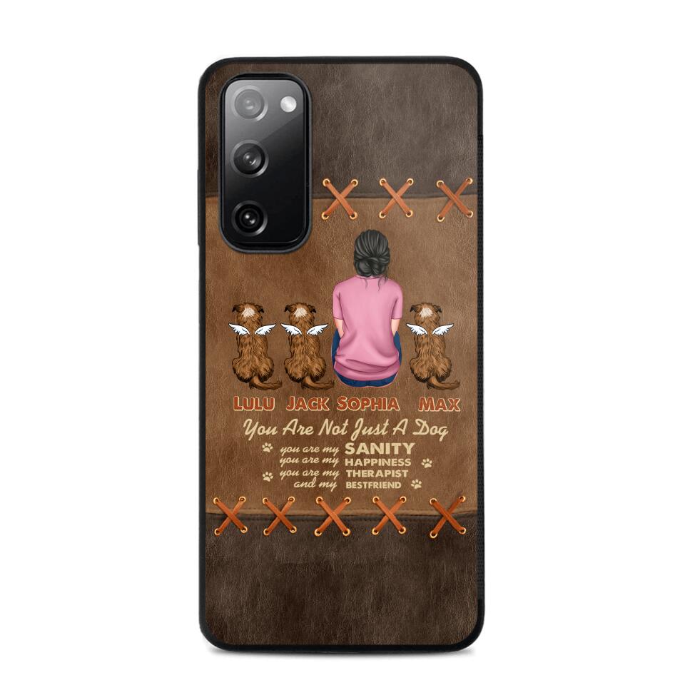 Personalized Girl Love Dogs Phone Case Printed 22MAY-HC25