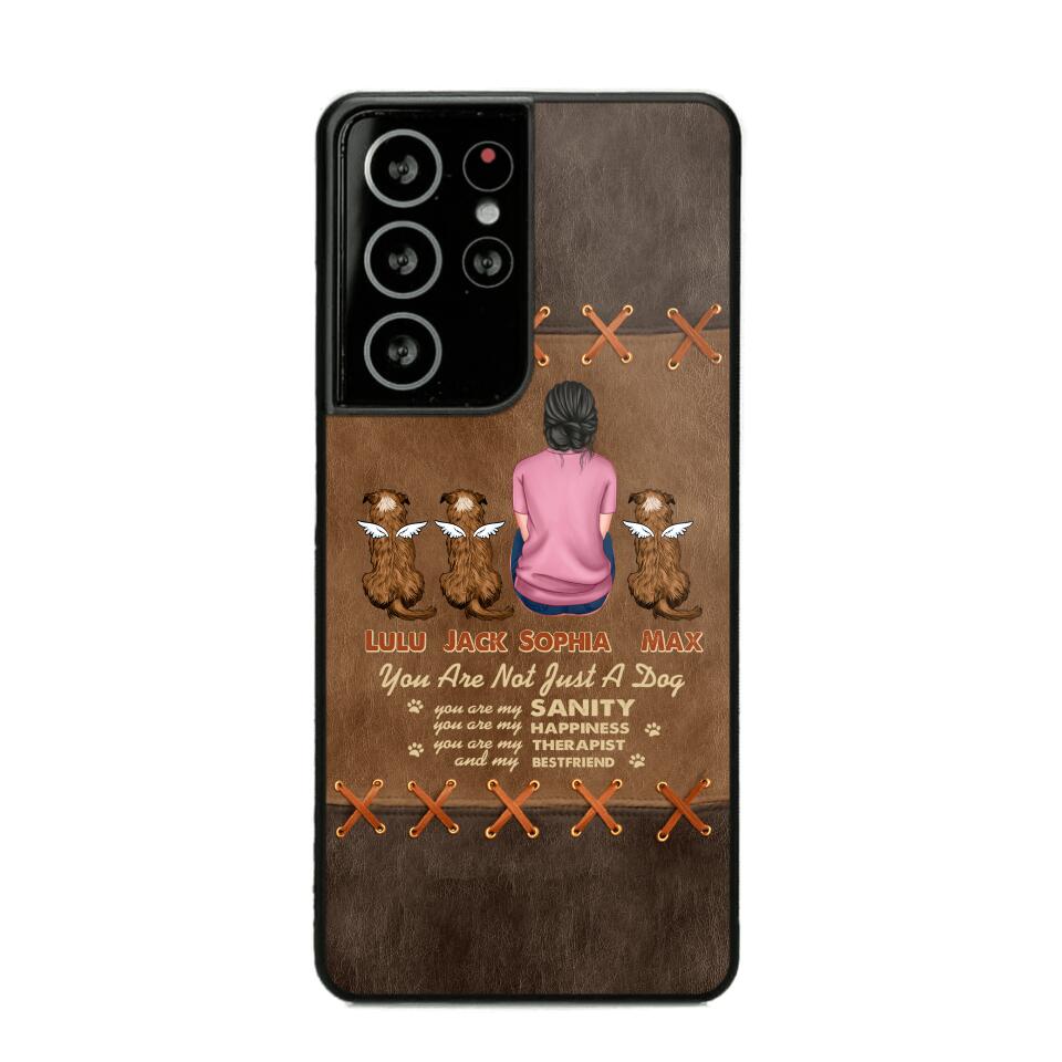 Personalized Girl Love Dogs Phone Case Printed 22MAY-HC25