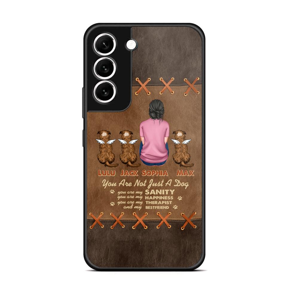 Personalized Girl Love Dogs Phone Case Printed 22MAY-HC25