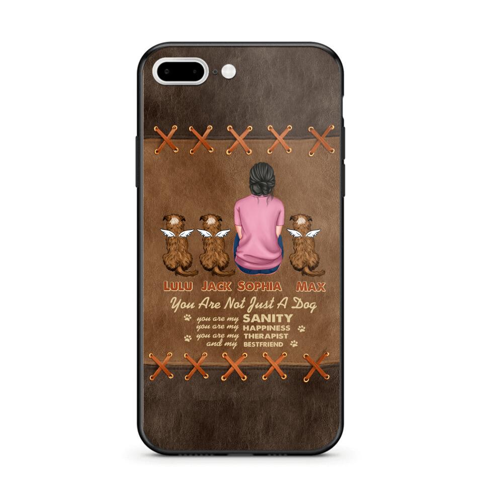 Personalized Girl Love Dogs Phone Case Printed 22MAY-HC25