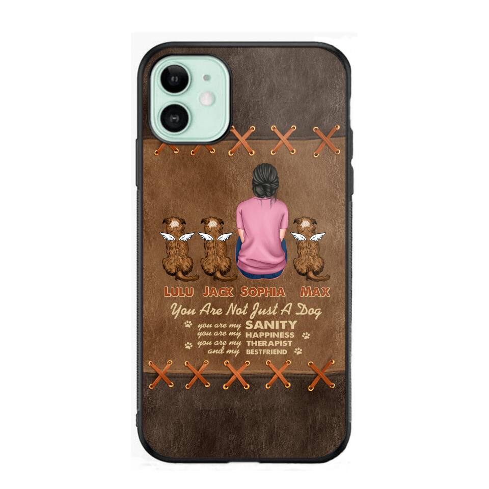 Personalized Girl Love Dogs Phone Case Printed 22MAY-HC25