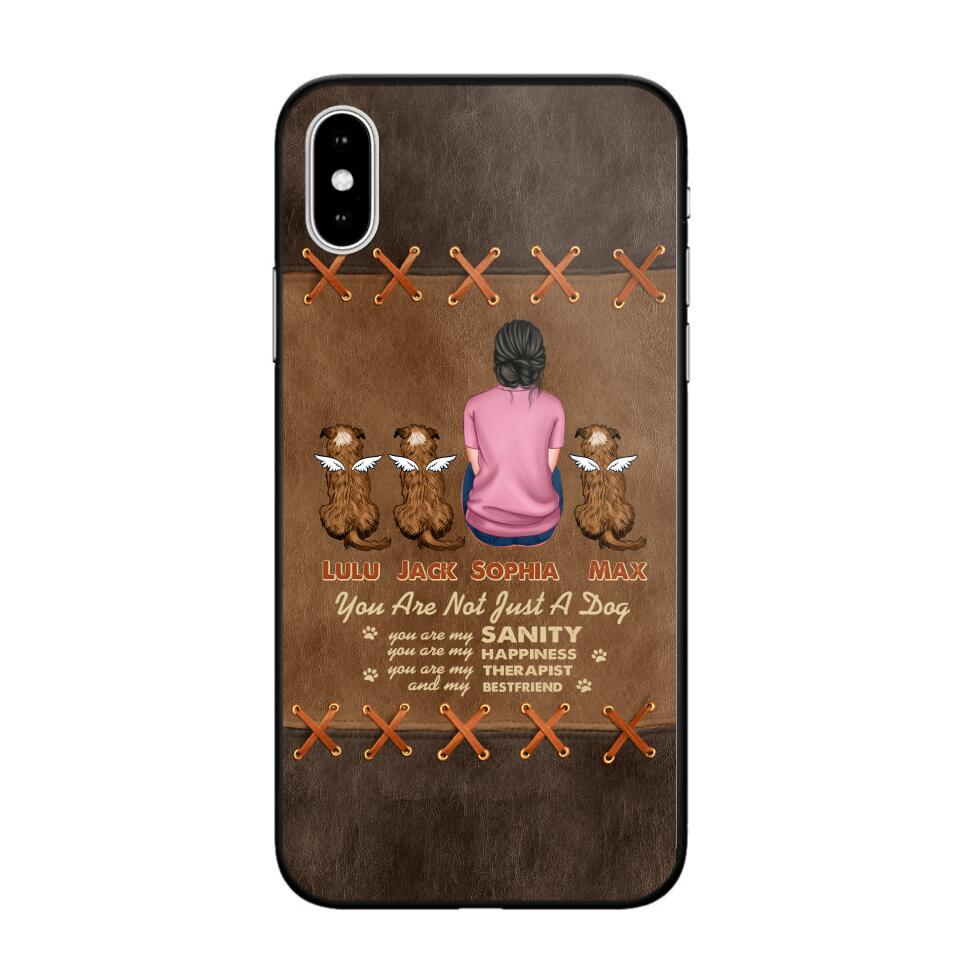 Personalized Girl Love Dogs Phone Case Printed 22MAY-HC25