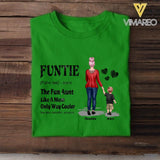 PERSONALIZED FUNTIE THE FUN AUNT LIKE A MOM ONLY WAY COOLER TSHIRT NQDT2405