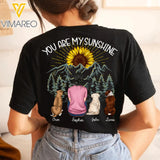 Personalized Girl Love Dogs Tshirt Printed 22MAY-DT26