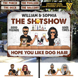 PERSONALIZED HOPE YOU LIKE DOG HAIR MENTAL SIGN NQHC2405