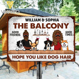 PERSONALIZED HOPE YOU LIKE DOG HAIR MENTAL SIGN NQHC2405
