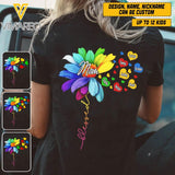 Personalized Blessed Mom Tshirt Printed 22MAY-HQ26