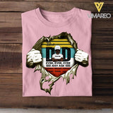 Personalized Best Dad Ever Tshirt Printed 22MAY-HC27