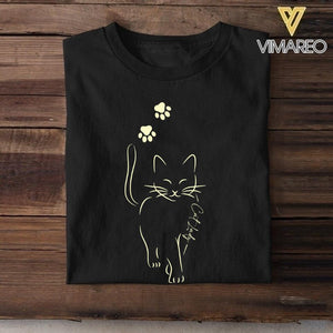 Personalized Cat Lady Tshirt Printed QTHY3005