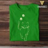 Personalized Cat Lady Tshirt Printed QTHY3005