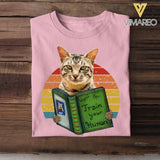 Personalized Cats-How to train your human Tshirt Printed TQHC3005