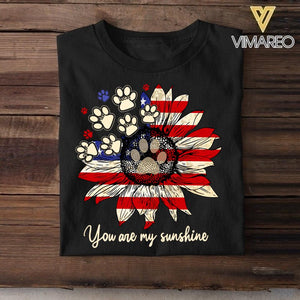 Personalized Dog Are My Sunshine Tshirt Printed NQHQ2605