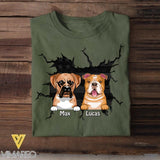 Personalized Dog Lover Tshirt Printed 22MAY-DT31