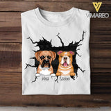 Personalized Dog Lover Tshirt Printed 22MAY-DT31