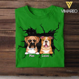 Personalized Dog Lover Tshirt Printed 22MAY-DT31