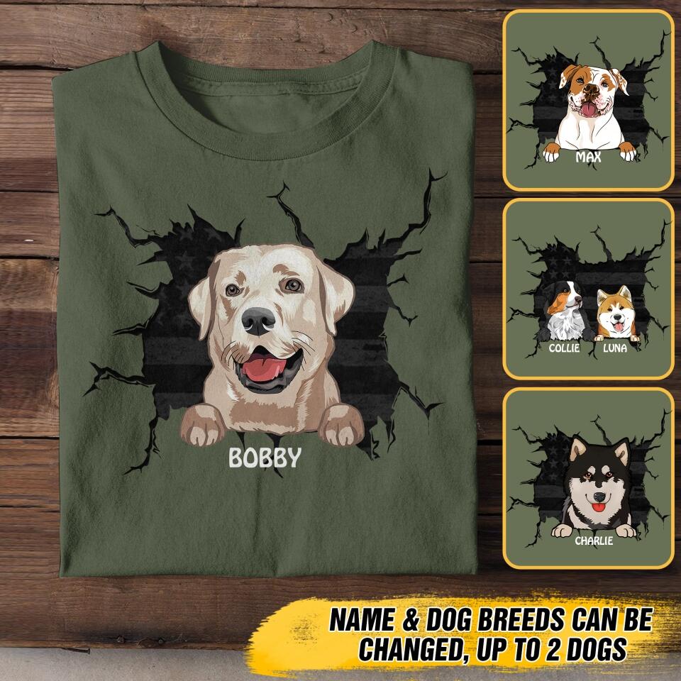 Personalized Dog Lover Tshirt Printed 22MAY-DT31