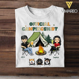 Personalized Dog Camping Tshirt Printed 22MAY-HY30