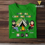 Personalized Dog Camping Tshirt Printed 22MAY-HY30