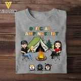 Personalized Dog Camping Tshirt Printed 22MAY-HY30