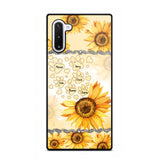 Personalized Dog Lover Sunflower Background Phonecase NQDT2705