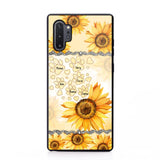 Personalized Dog Lover Sunflower Background Phonecase NQDT2705