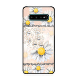 Personalized Dog Lover Daisy Background Phonecase NQDT2705