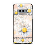 Personalized Dog Lover Daisy Background Phonecase NQDT2705