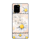 Personalized Dog Lover Daisy Background Phonecase NQDT2705