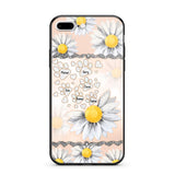 Personalized Dog Lover Daisy Background Phonecase NQDT2705