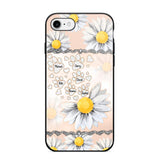 Personalized Dog Lover Daisy Background Phonecase NQDT2705