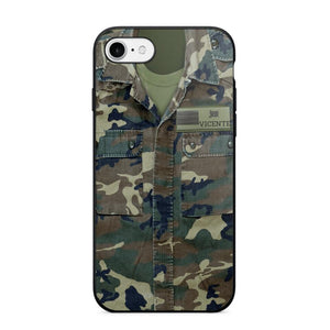 Personalized Spanish Soldier Phone Case Camo Printed 22JUN-DT01