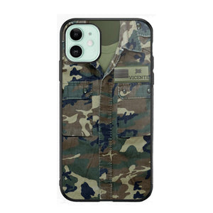 Personalized Spanish Soldier Phone Case Camo Printed 22JUN-DT01
