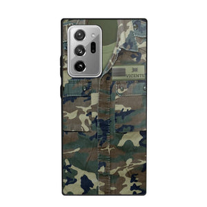 Personalized Spanish Soldier Phone Case Camo Printed 22JUN-DT01