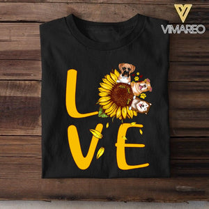 Personalized  Dog Lover Tshirt Printed 22JUL-HY01