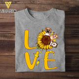 Personalized  Dog Lover Tshirt Printed 22JUL-HY01