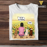 Personalized Dog Are My Sunshine Tshirt Printed 22JUL-HC02