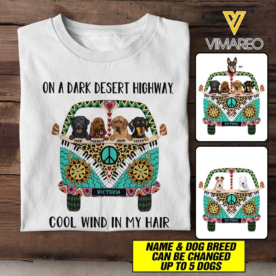 Personalized Dog Lover Tshirt Printed 22JUL-HC02