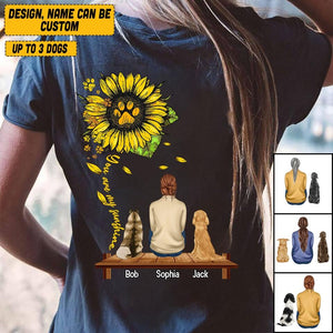 Personalized Dog Are My Sunshine Tshirt Printed 22JUL-HQ02