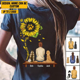 Personalized Dog Are My Sunshine Tshirt Printed 22JUL-HQ02